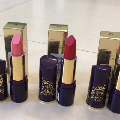 Son thỏi mịn môi lâu phai Naris Ceniciente Lipstick Nhật Bản 3g (#100: Hồng tươi) + Móc khóa