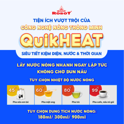 Máy Lọc Nước ROBOT SPRING Pro 939GHQ-UR Bán Công Nghiệp Chế Độ Nóng Thông Minh Hệ Thống 9 Cấp Lọc - Hàng Chính Hãng