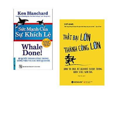 Combo 2 cuốn sách: Sức Mạnh Của Sự Khích Lệ + Thất Bại lớn Thành Công Lớn