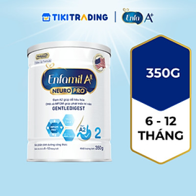Sữa bột Enfamil A2 Neuropro 2 cho trẻ từ 6 - 12 tháng tuổi – 350g