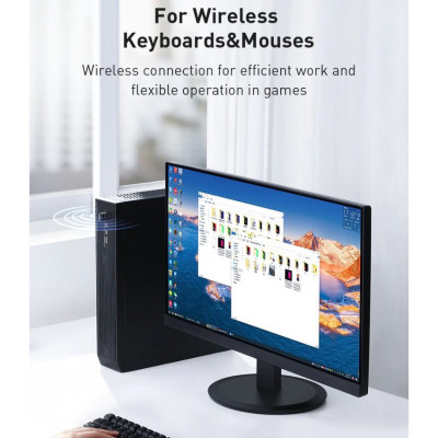 USB chuyển đổi Baseus Wireless Adapter BA04 for Laptop phát Bluetooth 5.1 ZJBA000001 - Hàng chính hãng