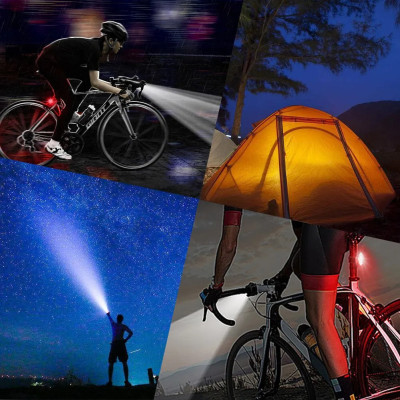 [Combo TIẾT KIỆM] 2 đèn gắn van xe đạp + 1 đèn cảnh báo chiếu hậu mã 02 + 1 đèn xe đạp thể thao kèm Còi to, đèn xe đạp siêu sáng thể thao - dododios