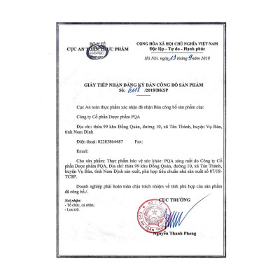 Sáng Mắt PQA Thành Phần Từ Thiên Nhiên Hỗ Trợ Bổ Cho Mắt, Cải Thiện Thị Lực Hộp 25 Gói