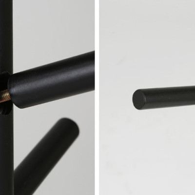 CÂY TREO QUẦN ÁO HÀN QUỐC GỖ LẮP RÁP- STANDING HANGER MÀU ĐEN