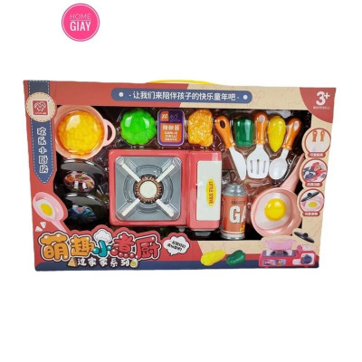 Đồ Chơi Nấu Ăn Cho Bé 16 Chi Tiết Happy Kitchen