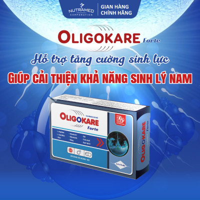 Viên uống Oligokare Forte hỗ trợ tăng cường sinh lực và cải thiện khả năng sinh lý nam (30 viên) - Nutramed