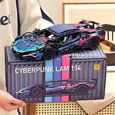 Mô hình lắp ráp siêu xe Lambo tỉ lệ 1:14 , Đồ chơi lắp ráp xe ô tô