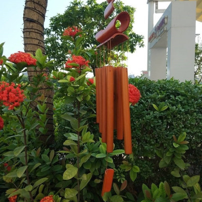 Chuông gió tre nứa ý nghĩa thuận buồm xuôi gió Diệu Tâm