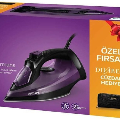 Bàn là hơi nước Philips DST5030/80 series 5000 màu tím/đen Hàng chính hãng