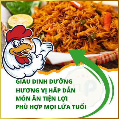 KHÔ GÀ LÁ CHANH TÂN LỘC PHÁT HŨ 500G