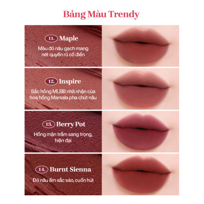 Son Kem Mịn Lì Nhẹ Như Nhung Blur Mude Soft Blur Tint (3g)