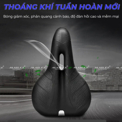 Đệm Yên Xe Đạp Mai Lee YF-11 Thoáng Khí Chống Sốc Êm Ái - Phụ Kiện Chất Lượng Cho Người Lớn Đạp Xe (3 size lựa chọn)