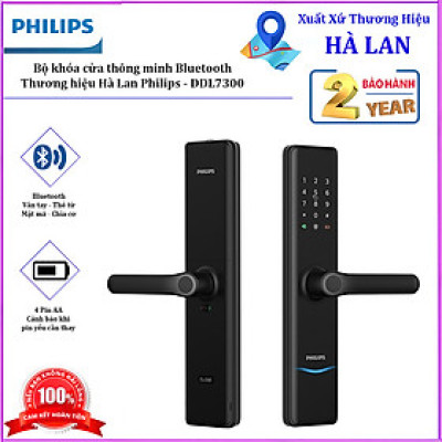 Bộ khóa cửa thông minh . Thương hiệu Hà Lan cao cấp Philips. Hàng chính hãng