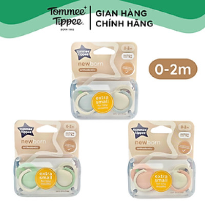 Ty Ngậm Sơ Sinh Newborn Cho Bé Tommee Tippee 0-2 Tháng (Vỉ Đôi)