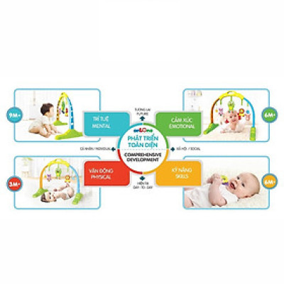 Kệ Cầu vồng Antona cho bé 3-12 tháng