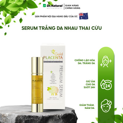 Serum Vàng Nhau Thai Cừu Dr Natural Astragrace Gold Placenta Premium 50ml | Giúp Trắng Da - Cấp Ẩm 24h - Hàng Chính Hãng