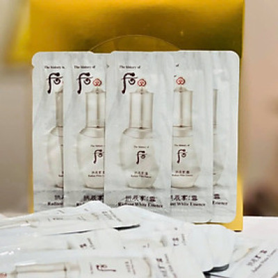 Combo 10 gói Tinh Chất Dưỡng Trắng Whoo Whitening Essence 1ml