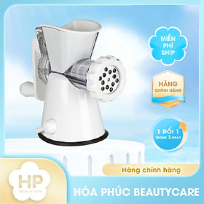 Máy Xay Bằng Tay Làm Từ Thép Không Gỉ Dùng Xay Thịt Và Các Loại Gia Vị Kai DK0580 (Màu Trắng)