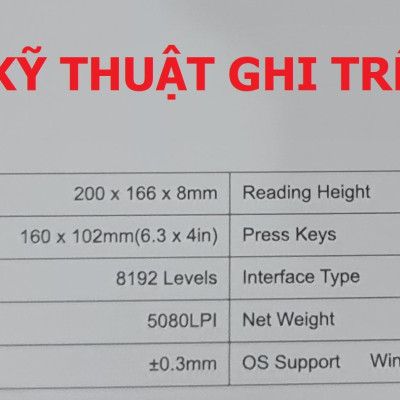 Bảng viết điện tử di động HS64 Ipro hàng nhập khẩu chính hãng
