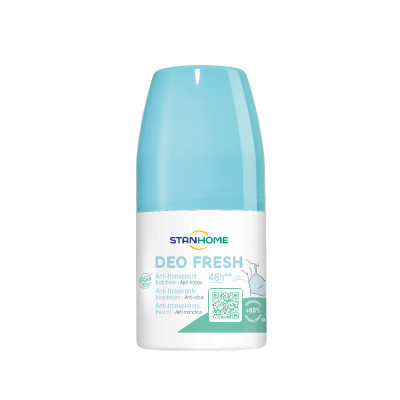 Combo 2 Lăn khử mùi, chống mùi không cồn hương tươi mát cho da nhạy cảm Stanhome Deo Fresh 50ml/lọ