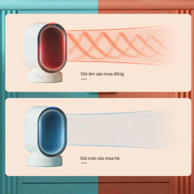 Quạt Sưởi Gốm Xiaomi Douhe DH-QN04 Phù Hợp Diện Tích Hoạt Động 10 m2 Công Suất 600 W - Hàng Nhập Khẩu