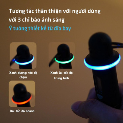 Dây Nhảy Thể Dục, Dây Nhảy Đếm Số Lõi Thép Kết Nối Điện Thoại Chính Hãng Sailaza SR-1211