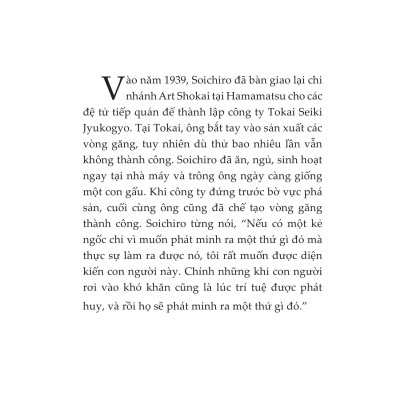 Sách - Honda Soichiro - Thiên Tài Không Bằng Cấp