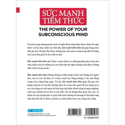 Sách - Sức Mạnh Tiềm Thức - Bìa Mềm - First News