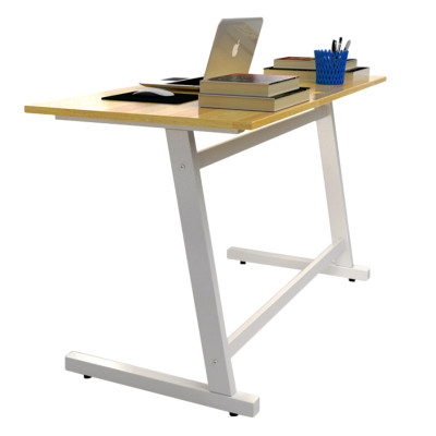 Bộ Bàn Rec-Z Trắng Và Ghế Đen IBIE IB517