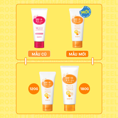 Gel Giúp Loại Bỏ Tế Bào Da Chết Dưỡng Sáng Da 120G Rosette Gommage Bright Peel