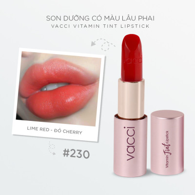 Son Dưỡng Môi VACCI - Lên Màu Đẹp - Lâu Phai - Vitamin Tint Lipstick - Môi Căng Mọng - Mượt Mà