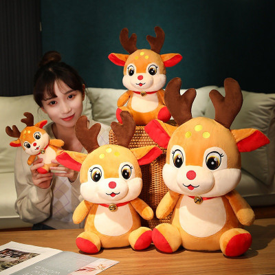 Gấu bông tuần lộc ngồi siêu dễ thương siêu cute cho bé (30cm) hàng xịn cao cấp loại 1, an toàn cho trẻ nhỏ