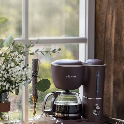 Máy Pha Cà Phê BEAR KFJ-A06Q1 Kiêm Pha Trà Công Suất 550 W - Hàng Nhập Khẩu