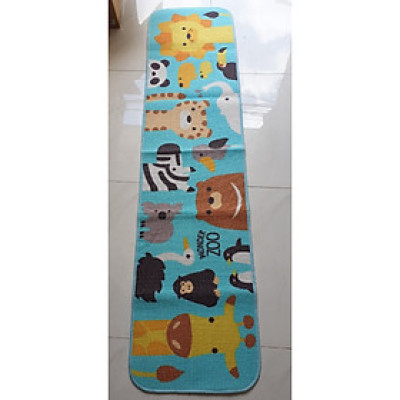 01 THẢM BẾP DÀI CAO CẤP CHỐNG TRƯỢT KÍCH THƯỚC 0.45X1.8M- CONDOR- XANH ZOO, HỒNG ZOO