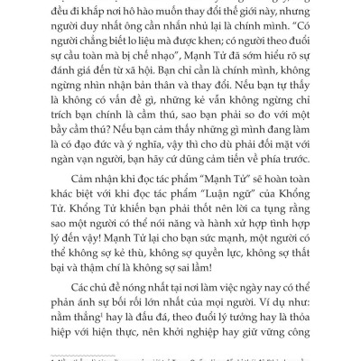 Đạo Làm Người - Học Mạnh Tử Cách Đối Nhân Xử Thế