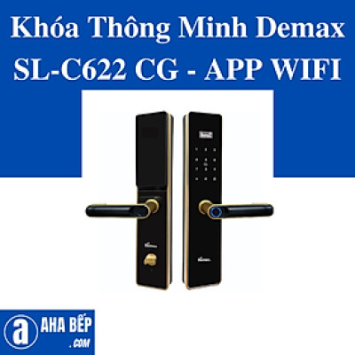 Khóa Thông Minh Demax SL-C622 CG - APP WIFI. Hàng Chính Hãng