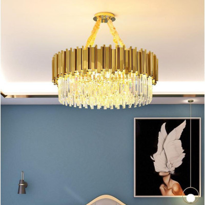 Đèn thả pha lê I kiểu dáng hiện đại, sang trọng trang trí nội thất cao cấp.