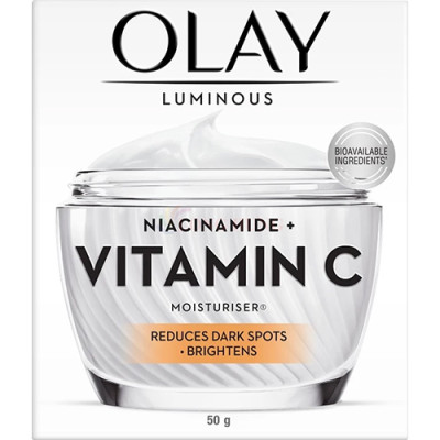 Kem dưỡng trắng da Olay Luminous Moisturiser Niacinamide + Vitamin C (50g) - Hàng chính hãng