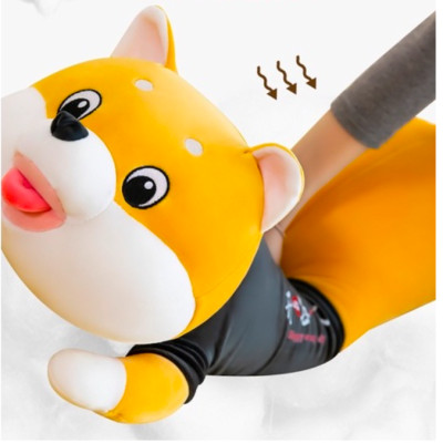 Thú nhồi bông chó husky lè lưỡi dễ thương - Size 90cm đến 1m1 - Quà tặng gấu bông chó husky êm mịn.