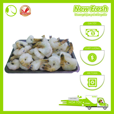  [GIAO NHANH HCM] Tôm Sú Sinh Thái Hữu Cơ Lột Vỏ Còn Đuôi Size Lớn - Hộp 500Gr