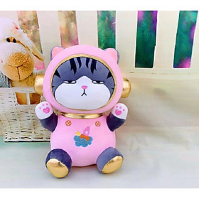 Thú nhồi bông mèo hoàng thượng hoạ tiết galaxy - Size từ 35cm đến 60cm - Quà tặng gấu bông mèo mắt liếc dễ thương.