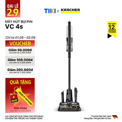 Máy Hút Bụi Cầm Tay Karcher VC 4s - Hàng Chính Hãng
