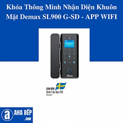 KHÓA THÔNG MINH NHẬN DIỆN KHUÔN MẶT DEMAX SL900 G-SD - APP WIFI - HÀNG CHÍNH HÃNG