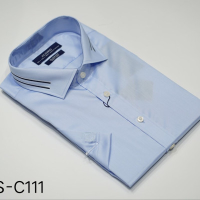 áo sơ mi cộc tay cotton chống nhăn nam Aligro ALGS-C111