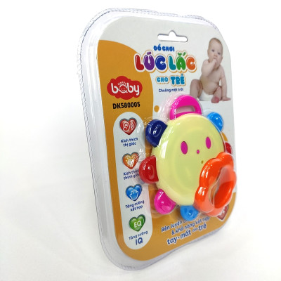Đồ Chơi Lúc Lắc Cho Trẻ: Chuông Mặt Trời ( Màu Ngẫu Nhiên) - Happy Baby DK580005