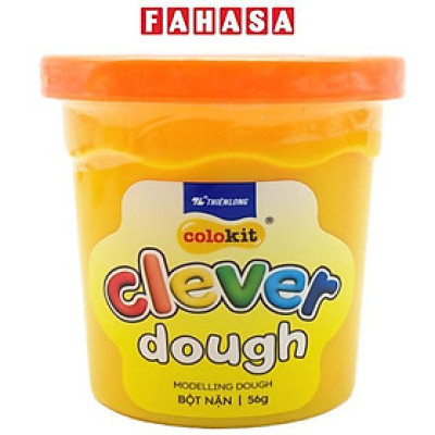 Bột Nặn Clever Dough 56g - Colokit MD-C008 - Màu Cam