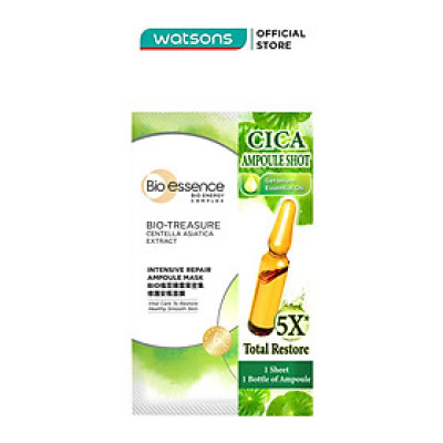 Mặt Nạ Bio-Essence Bio-Treasure Centella Asiatica Extract Intensive Repair Ampoule Mask 25ml