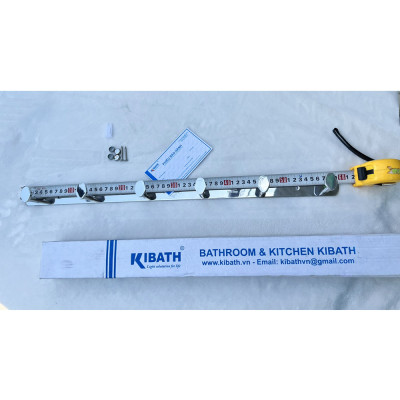 Móc Áo Kibath Hình Kim Cương Dài 50cm và 60cm Inox 304 KB-422