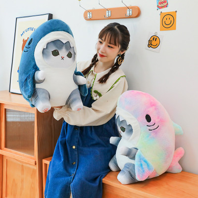 Gấu bông mèo cosplay cá mập, cá mập mèo dễ thương siêu cute cho bé (20cm--->50cm) hàng xịn cao cấp an toàn cho trẻ nhỏ