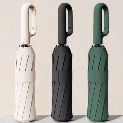 Ô Dù Gấp Gọn 10 Nan Kép - Chắc Chắn, Chống Lật, Tay Cầm Thông Minh, Chống Tia UV 99% - HÀNG CHÍNH HÃNG MINIIN